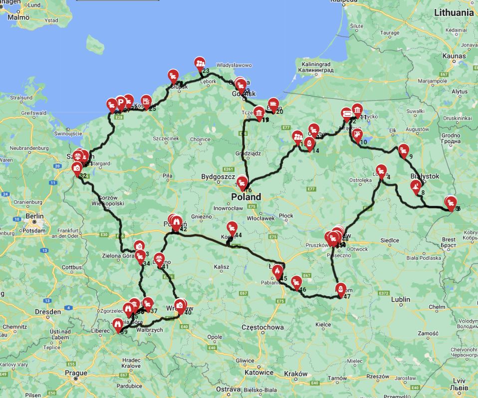 Warsaw Roundtrip - Poland North